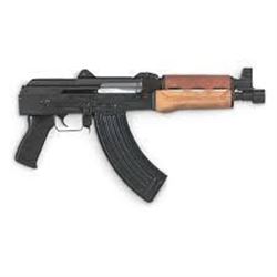 CIA HG3089N Zastava PAP M92 PV Pistol 7.62X39 10" 30+1 Black Syn PG Black .787450220720