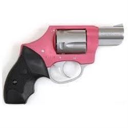 Charter Arms 53831 Pink Lady UL DAO 38 Spl 2" 5rd Blk Rubber Grip Pink Alum/SS .678958538311