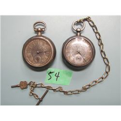 Lot of 2 non working Pocket Watches
