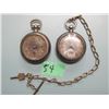 Image 1 : Lot of 2 non working Pocket Watches