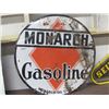 Image 1 : Monarch Gasoline Sign - Enamel - NO SHIPPING PICKUP IN ARDEN, MB ONLY
