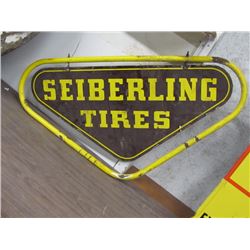 Seiberling Tires Double Sided Sign - NO SHIPPING PICKUP IN ARDEN, MB ONLY