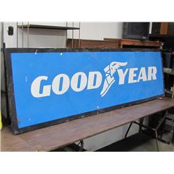 Good Year Advertising Sign - NO SHIPPING PICKUP IN ARDEN, MB ONLY