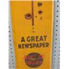 Image 2 : The Winnipeg Tribune Advertising Thermometer - HAS 3 BULLET HOLES