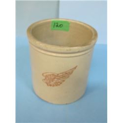 1 gallon Redwing Crock - has small crack