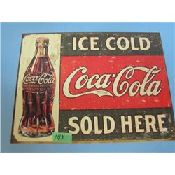 reproduction coke sign