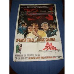 vintage movie poaster - " The Devil at 4 O'Clock "  Spencer Tracy & Frank Sinatra