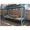 Image 2 : Blue 2 shelf racking system 13" X 52" X 99"