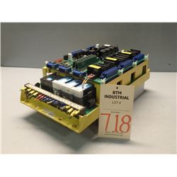 Fanuc A06B-6058-H334 Servo Amplifier w/ Top Board A16B-1100-0330/05B