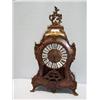 Image 1 : A FRENCH STYLE TORTOISESHELL BOULLE EIGHT DAY MANTEL CLOCK, with contemporary German movement 100 -.