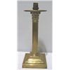 Image 1 : A BRASS CORINTHIAN STYLE CANDLESTICK, converted to electric 50 - 80...