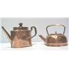 Image 1 : A SMALL COPPER COFFEE POT 25 - 35...
