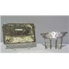 Image 1 : A SILVER CALLING CARD CASE, in the shape of a purse on a chain. Birmingham 1913 40 - 60...