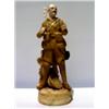 Image 1 : A BISQUE WARE FIGURE OF A BOER WAR SOLDIER, entitled 'Gentleman in Khaki' (gun missing) 20 - 40...