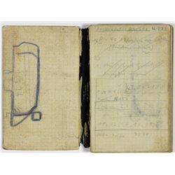 U-873 ENGINEER'S NOTEBOOK