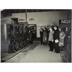 HITLER INSPECTS AN ARMORED PERSONNEL CARRIER