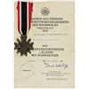 Image 1 : U-BOAT OFFICER IS AWARDED WAR MERIT CROSS WITH SWORDS