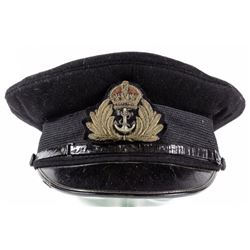 SUB-LT. HAL LAWRENCE PEAKED SERVICE CAP AND SWEATER