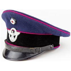 GERMAN FIRE POLICE VISOR CAP