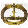 Image 3 : ERICH TOPP'S ENGRAVED U-BOAT BADGE