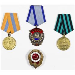 WWII RUSSIAN BADGES