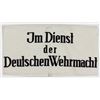 Image 1 : "IM DIENST DER DEUTSCHEN WEHRMACHT" ARMBAND