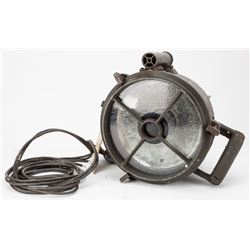 U-249 HAND-HELD SEARCHLIGHT AND MORSE LAMP - THE FIRST