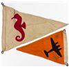 Image 1 : U-249 CAPTURED PENNANTS - THE FIRST U-BOAT TO SURRENDER