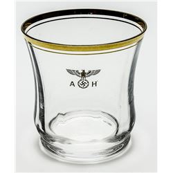 ADOLF HITLER ENGRAVED COCKTAIL GLASS FROM THE BERGHOF