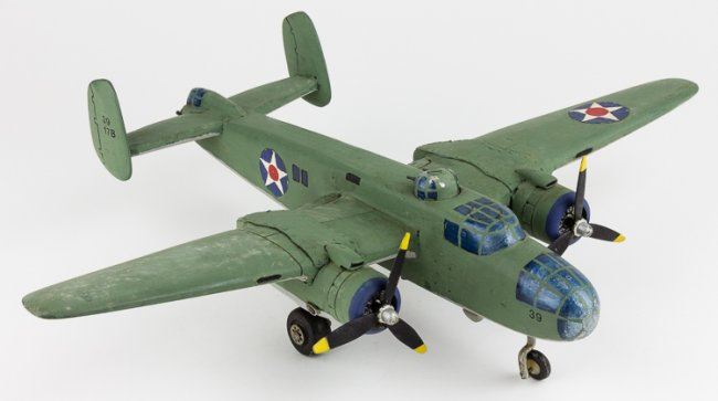 Contemporary Wood B 27 Bomber Model Contemporary Wood B 27 Bomber Model