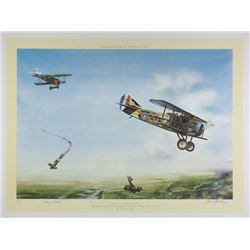 "AMERICAN ACES OF THE FIRST AIR WAR" SIGNED SET OF