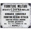 Image 1 : ITALIAN "MILITARY SUPPLIES" SIGN
