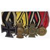 Image 1 : WORLD WAR I RIBBON BAR WITH IRON CROSS