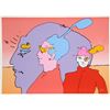 Image 1 : Peter Max, Peach Cinema, Serigraph