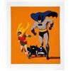 Image 1 : Mel Ramos, Batmobile (White), Serigraph