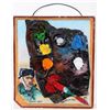 Image 1 : Konstantin Bokov, Portrait of Van Gogh, Found Art Painter's Palette