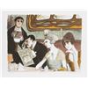 Image 1 : Edward M. Plunkett, Green Cafe, Lithograph