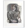 Image 1 : Pablo Picasso, Femme Assise a la Robe Grise, Lithograph