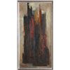 Image 1 : Edith Montlack, Towering City, Oil Painting