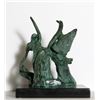 Image 2 : Reuben Nakian, Leda and the Swan (Green), Bronze Sculpture