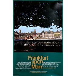 Frankfurt Upon Main - Federal Republic of Germany, Travel Poster