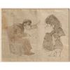 Image 2 : Jose Luis Cuevas, Letter to Dr. Laforet, Ink and Wash Drawing