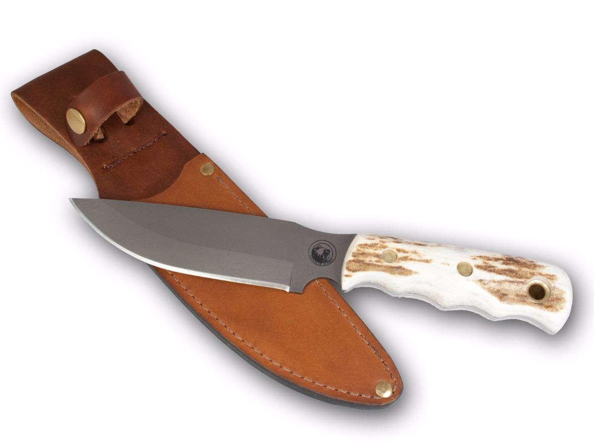 Bush Camp Stag Handle Knife by Knives of Alaska