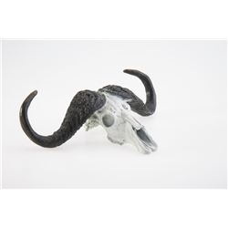 Cape Buffalo Bronze Skull