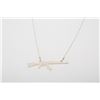 AK-47 Silhouette Necklace - Silver