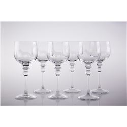 Queen Lace Crystal Glasses - Set of 6 - Foxes