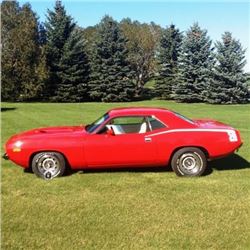 12:30 PM SAT FEATURE! 1973 PLYMOUTH BARRACUDA