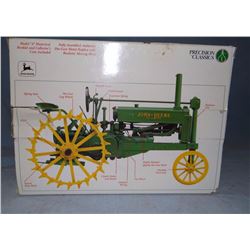 JD A steel wheeled tractor, 1:16, NIB