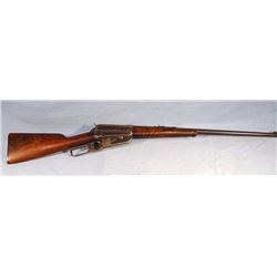 Win 1895 rifle, .35 WCF, s# 38366, 24" rnd., mfg. 1903, ebony-tipped Schnabel foregrip, fancy refini