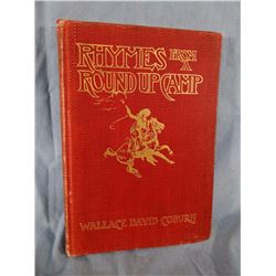 Coburn, Wallace, Rhymes From A Roundup Camp, 1903, illus. by CM Russell. Later edition, expertly rep